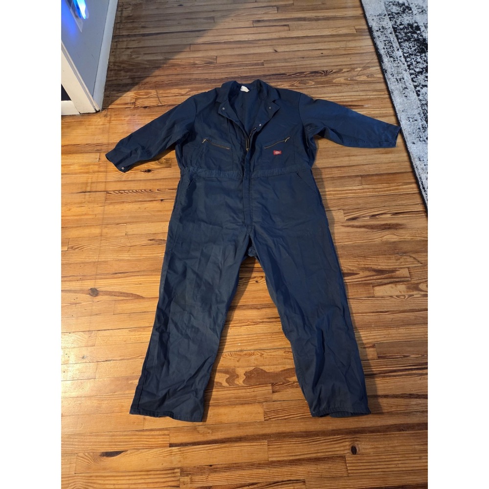Dickies Long Sleeve Navy Blue Coveralls